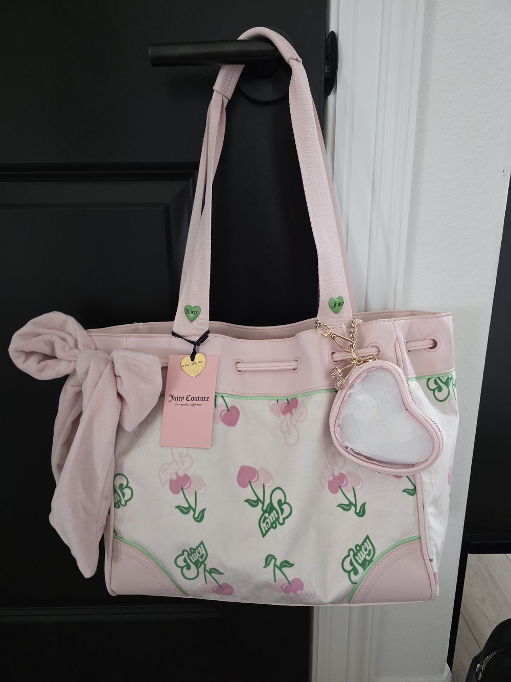NWT Juicy Couture Retro Juicy Cherry Tote - Daydreamer